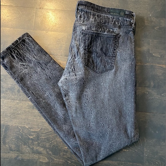 Women’s AG Jeans Black/Grey washed - Picture 1 of 6